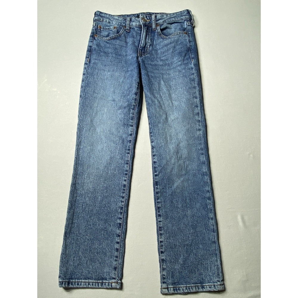 Aéropostale Women's Mid Rise Ankle Straight Light Wash Blue Jeans Size 2